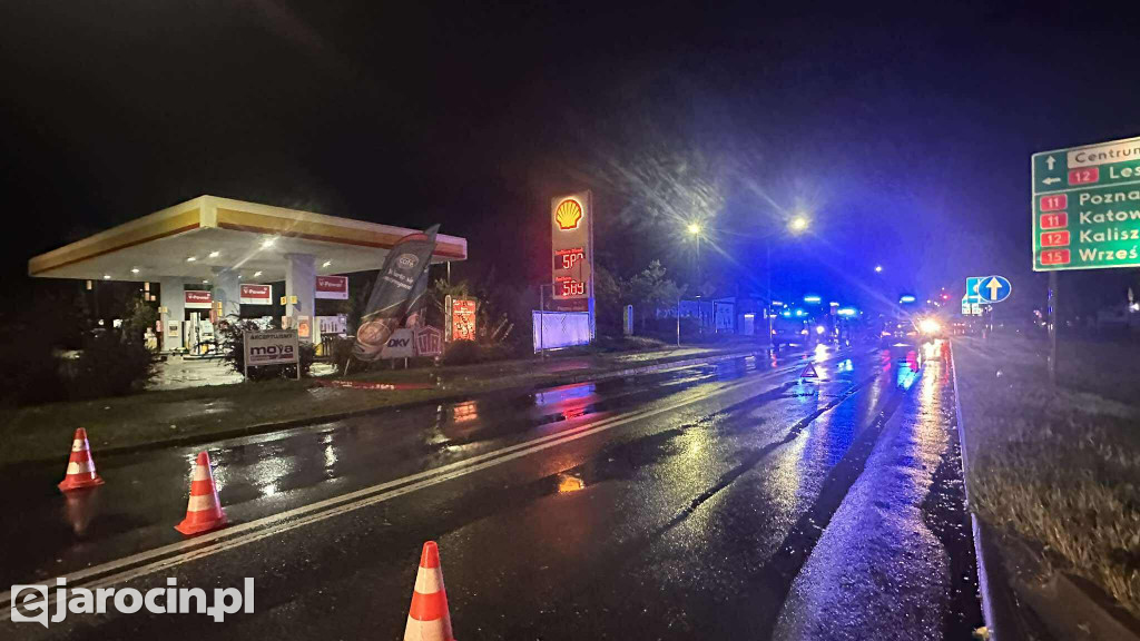 Potrącenie 65-latka na ul. Wrocławskiej w Jarocinie