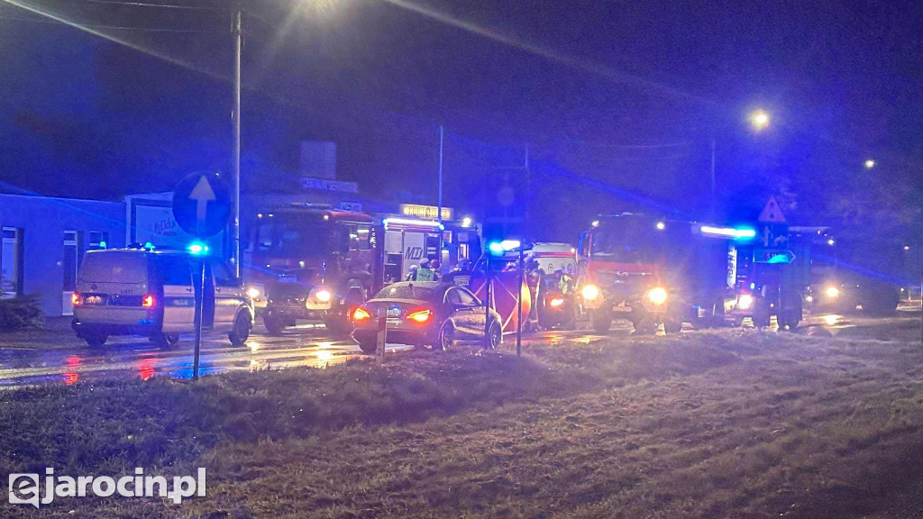 Potrącenie 65-latka na ul. Wrocławskiej w Jarocinie