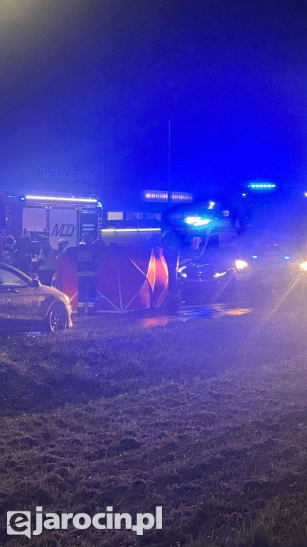 Potrącenie 65-latka na ul. Wrocławskiej w Jarocinie