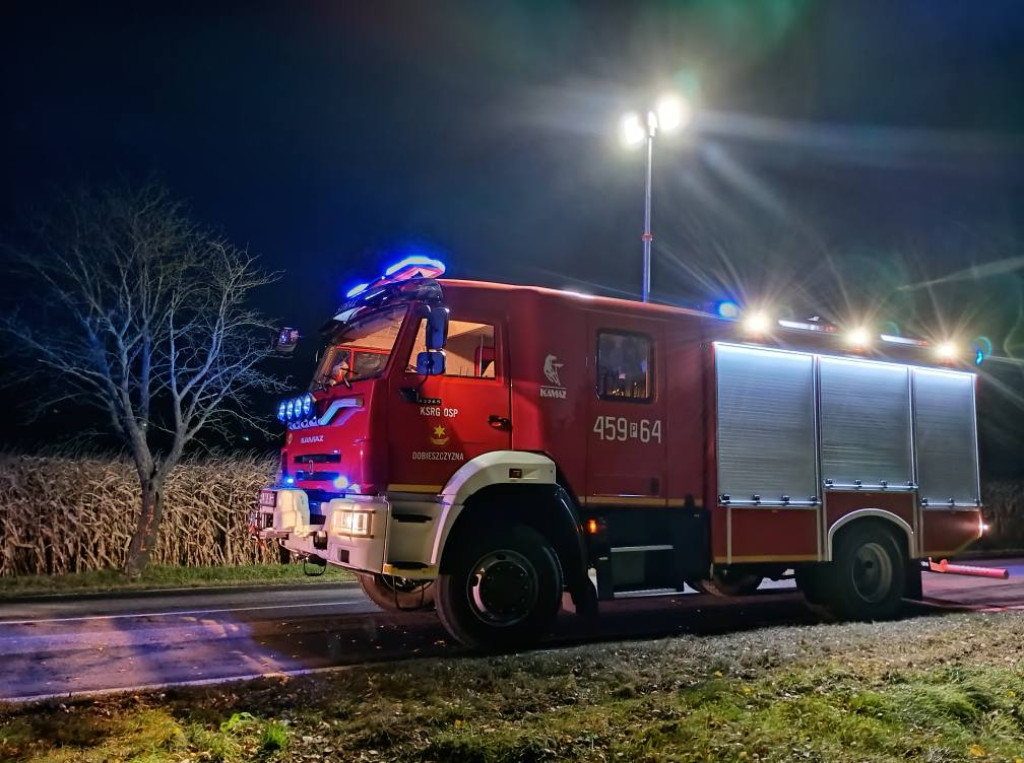 Poranny wypadek w Lubinii Małej