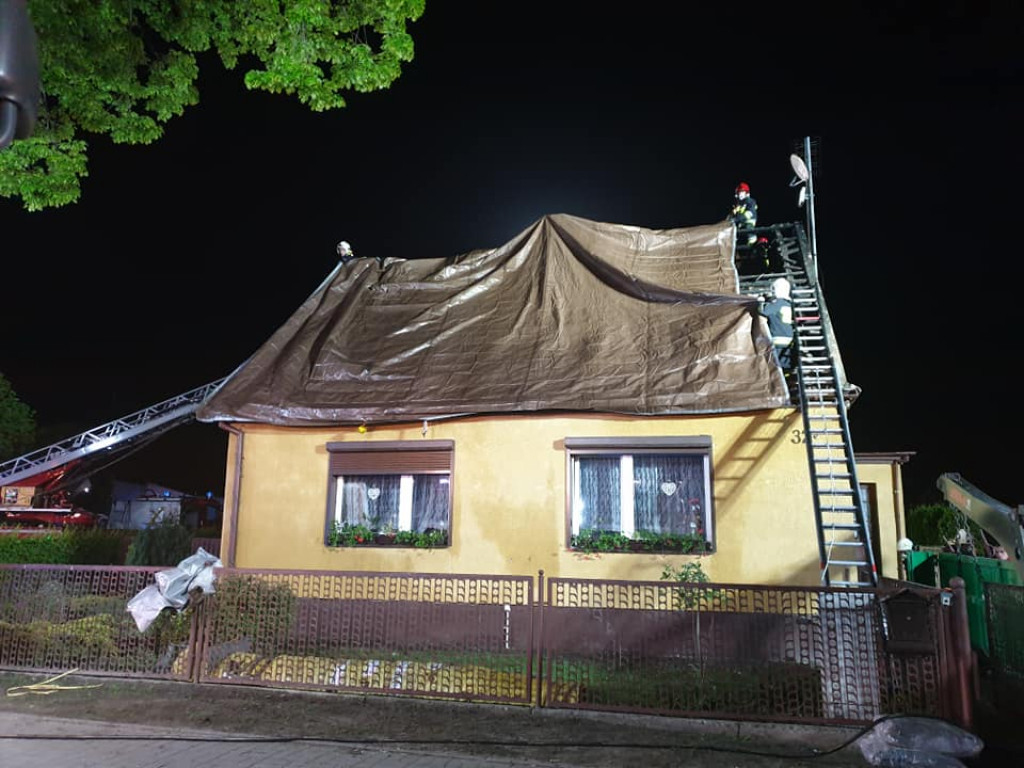 Pożar domu przy ul. Żerkowskiej