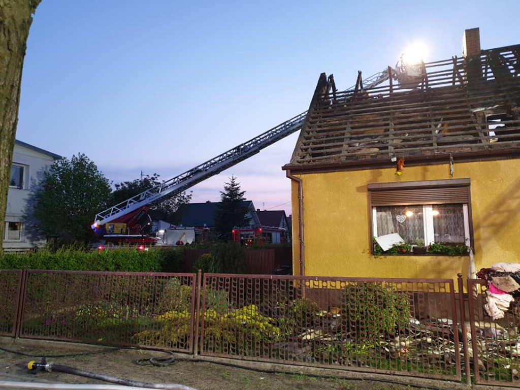 Pożar domu przy ul. Żerkowskiej