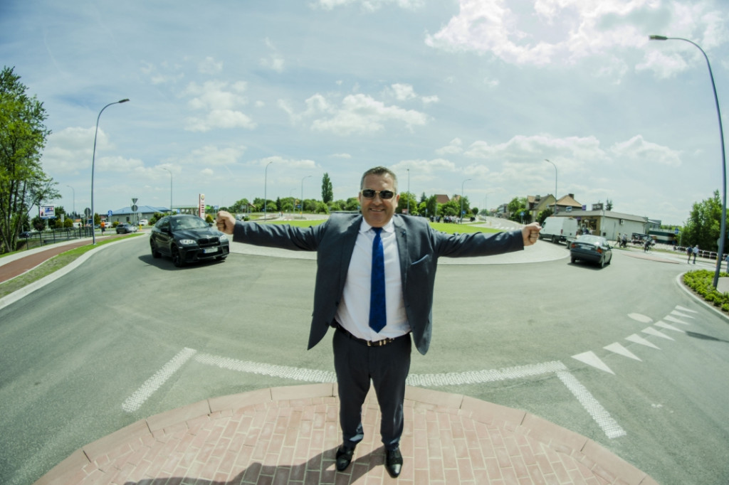 Otwarcie ronda przy ul. Wojska Polskiego