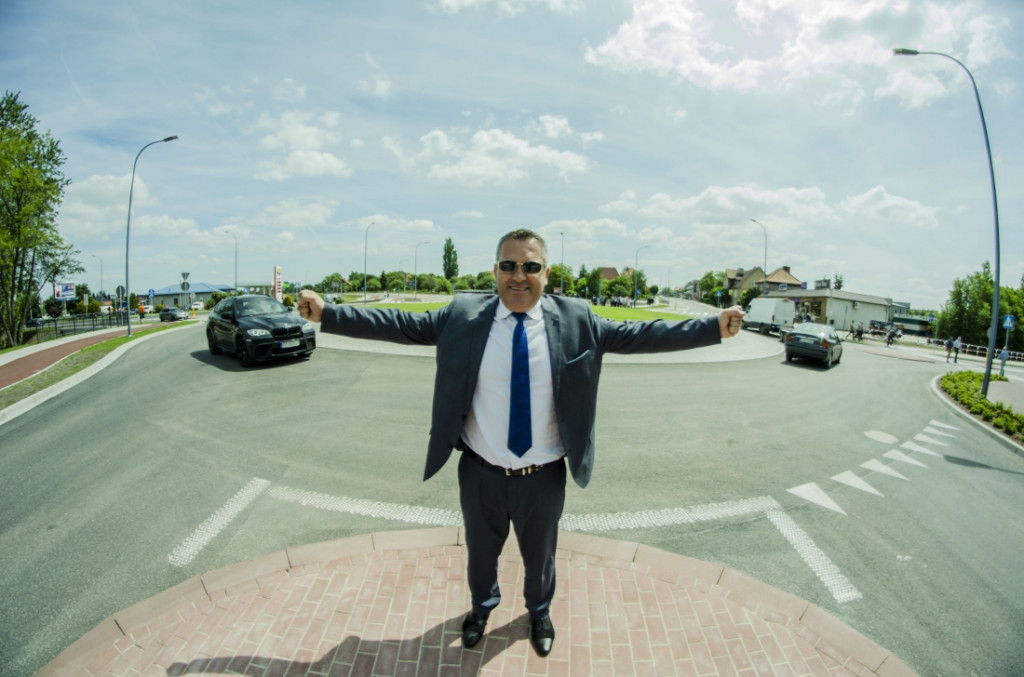 Otwarcie ronda przy ul. Wojska Polskiego