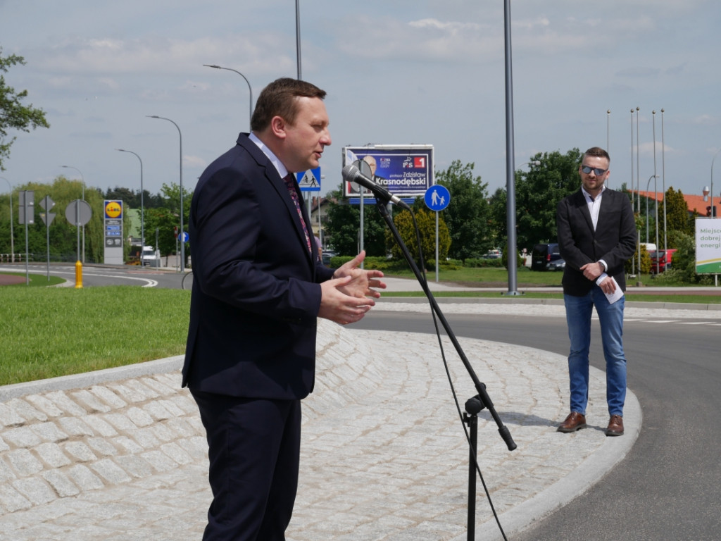 Otwarcie ronda przy ul. Wojska Polskiego