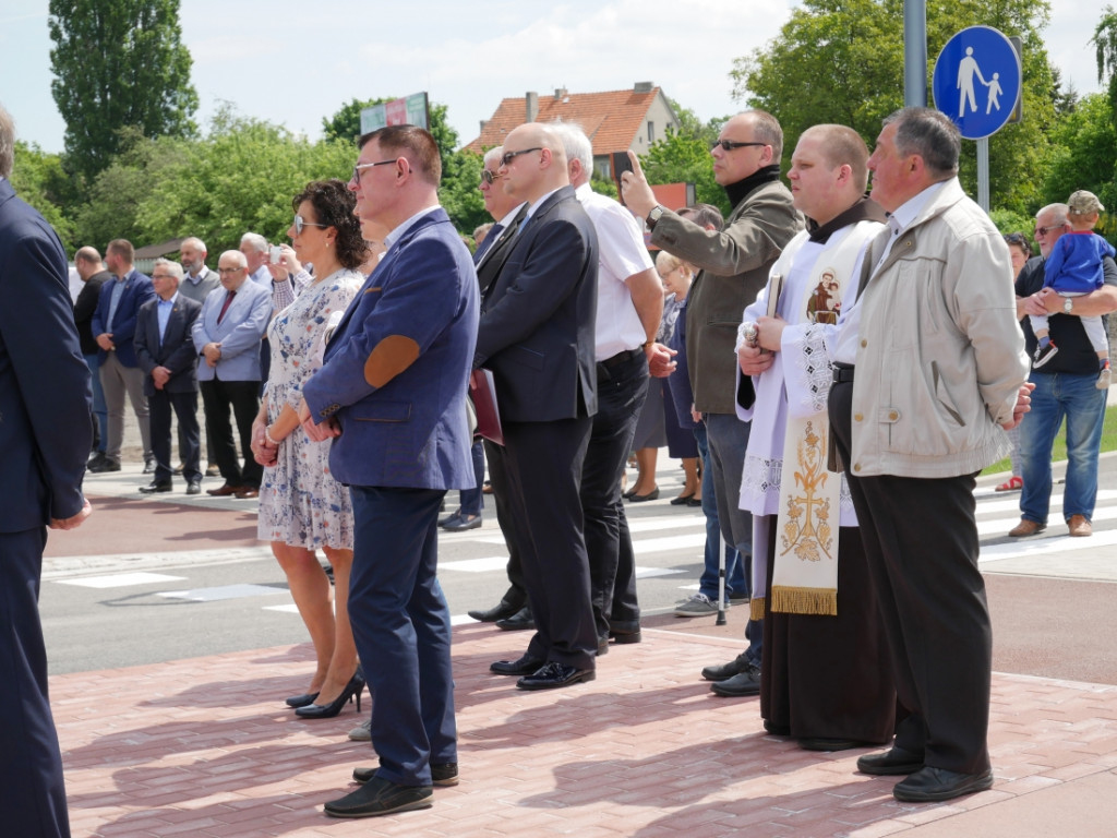 Otwarcie ronda przy ul. Wojska Polskiego