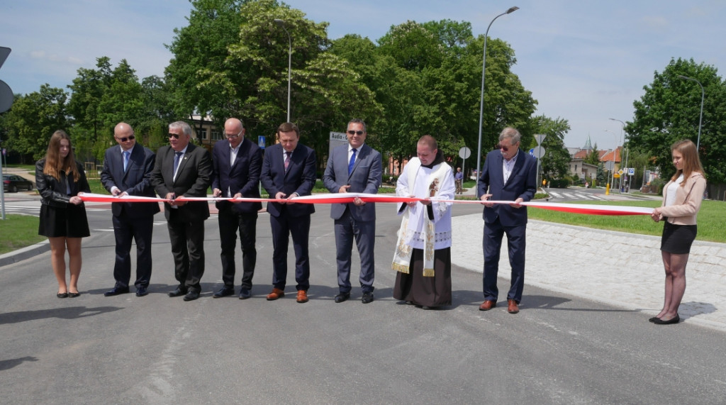 Otwarcie ronda przy ul. Wojska Polskiego