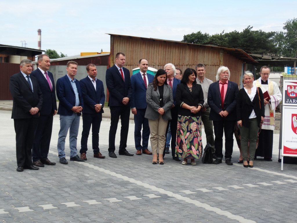 Otwarcie parkingu przy ZSS w Jarocinie