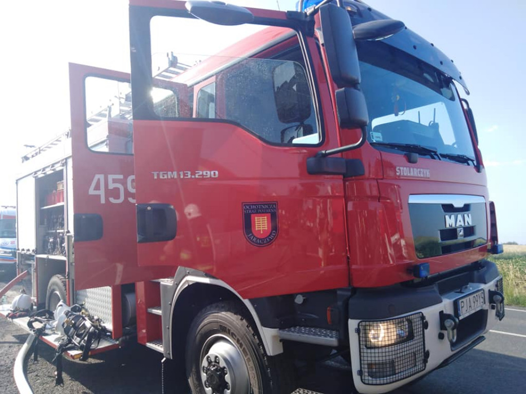 Pożar domu w Jaraczewie
