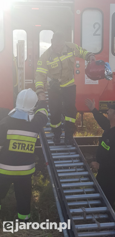 Wypadek na przejeździe kolejowym