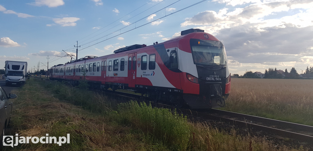 Wypadek na przejeździe kolejowym