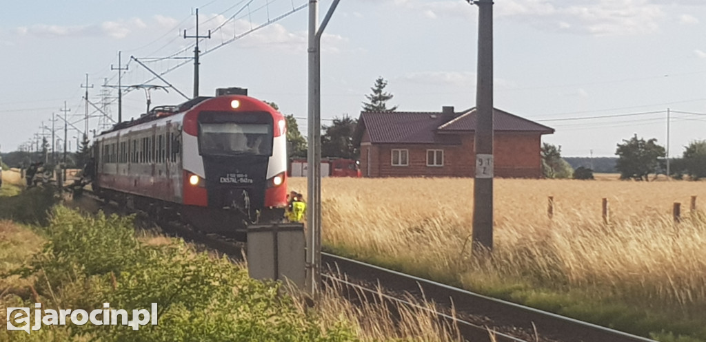 Wypadek na przejeździe kolejowym