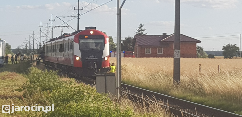 Wypadek na przejeździe kolejowym