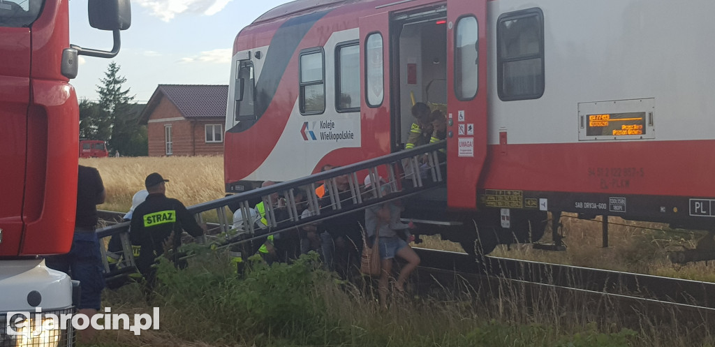 Wypadek na przejeździe kolejowym