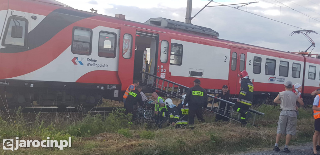 Wypadek na przejeździe kolejowym