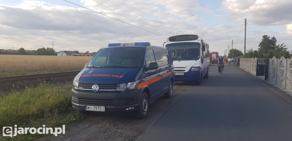 Wypadek na przejeździe kolejowym