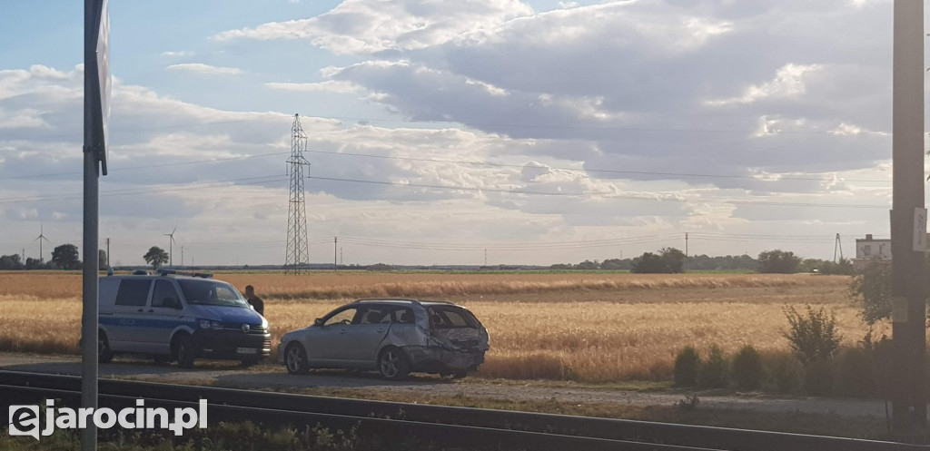 Wypadek na przejeździe kolejowym
