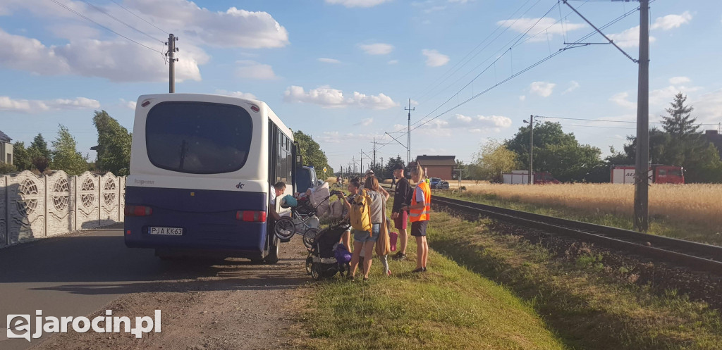 Wypadek na przejeździe kolejowym