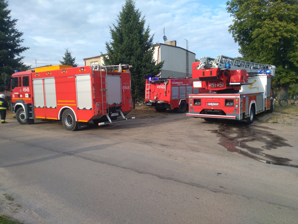 Pożar w domu w Hilarowie
