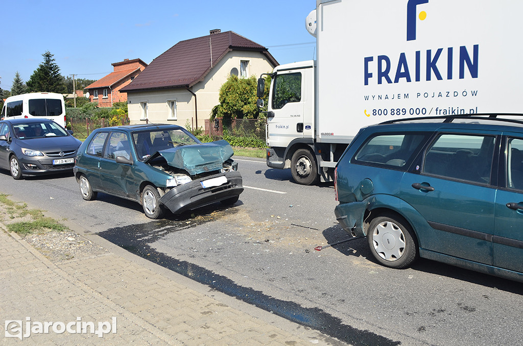 Wypadek na krajowej 