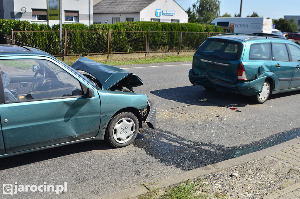 Wypadek na krajowej 
