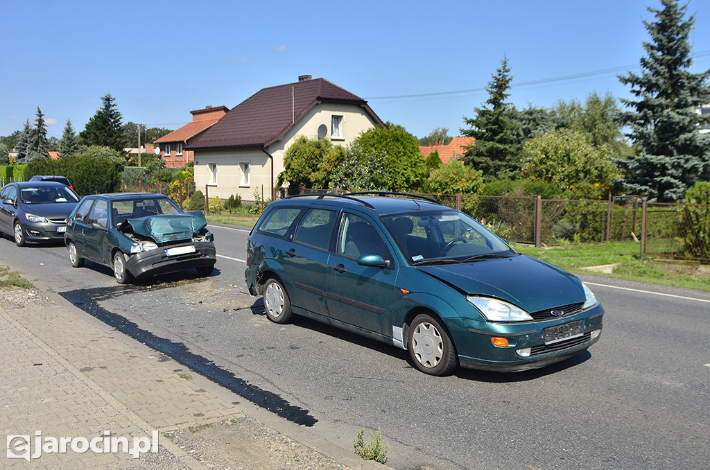 Wypadek na krajowej 