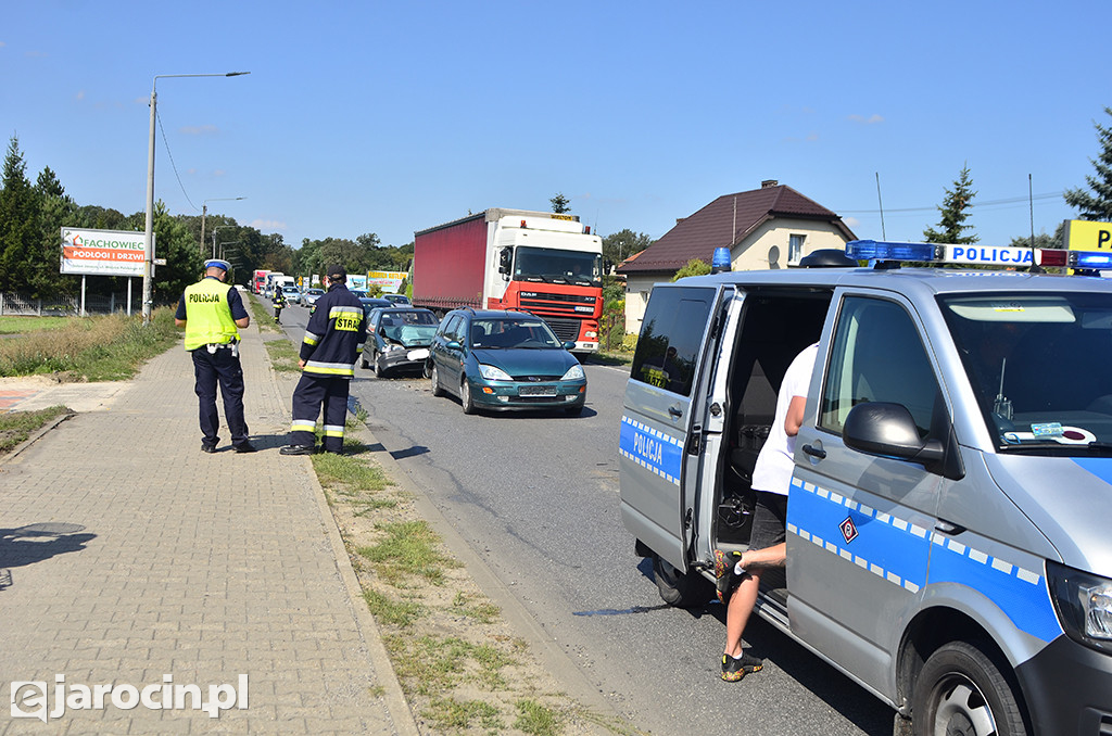 Wypadek na krajowej 