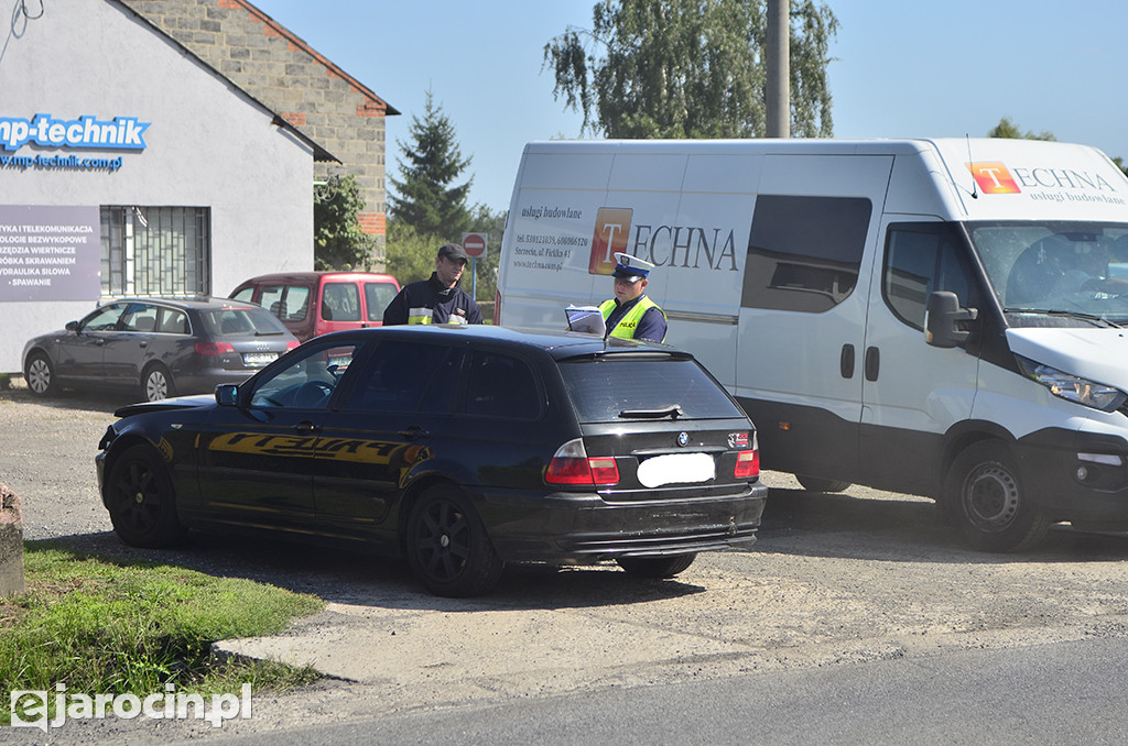 Wypadek na krajowej 