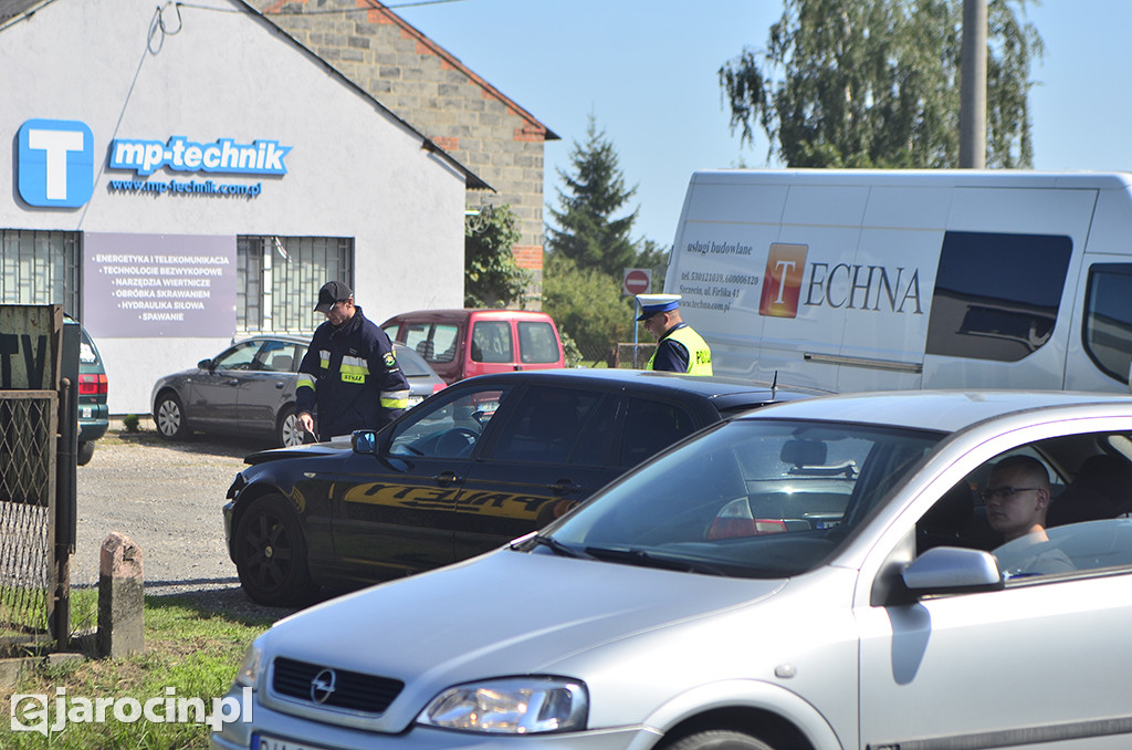 Wypadek na krajowej 