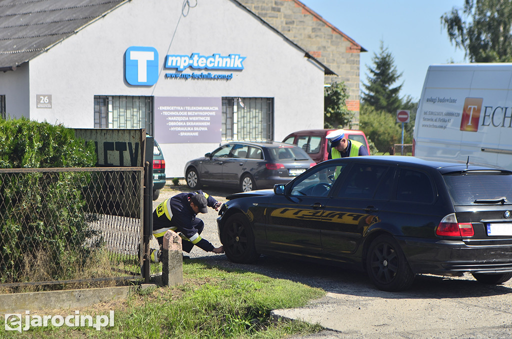 Wypadek na krajowej 