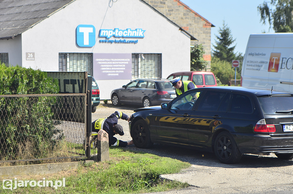 Wypadek na krajowej 