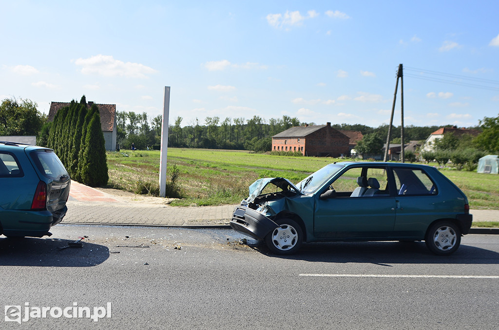 Wypadek na krajowej 