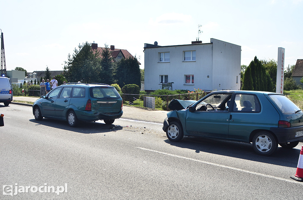 Wypadek na krajowej 