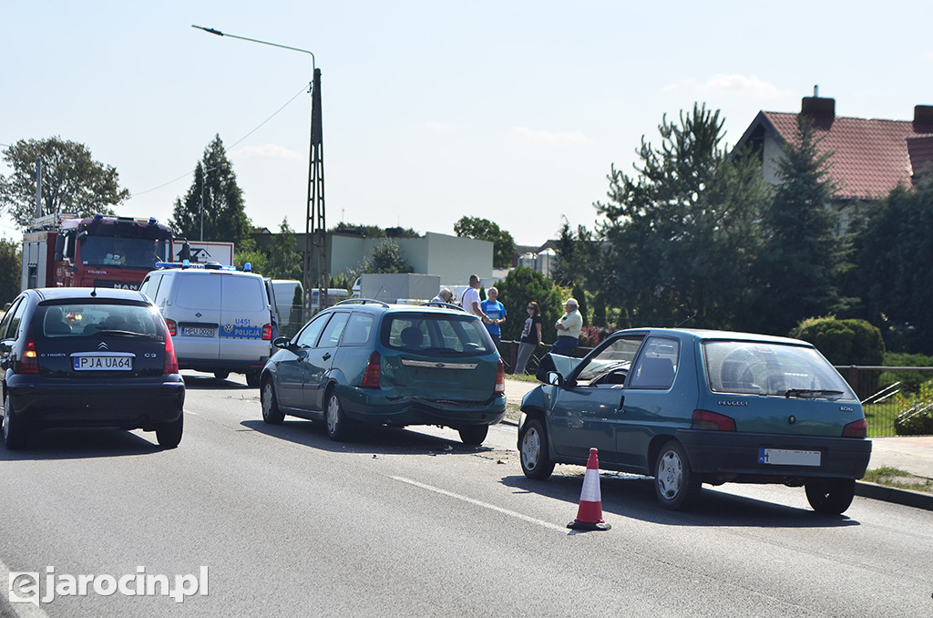 Wypadek na krajowej 