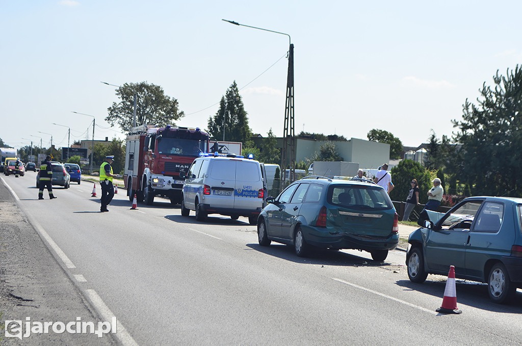 Wypadek na krajowej 