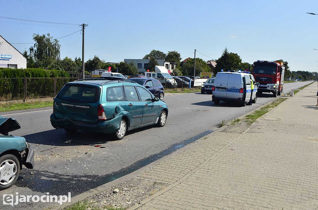 Wypadek na krajowej 