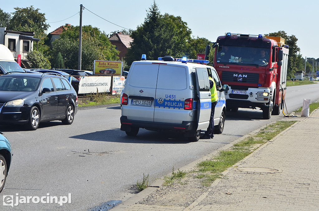 Wypadek na krajowej 
