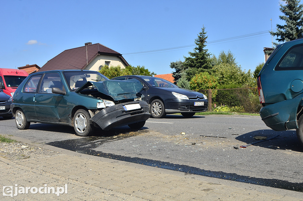 Wypadek na krajowej 
