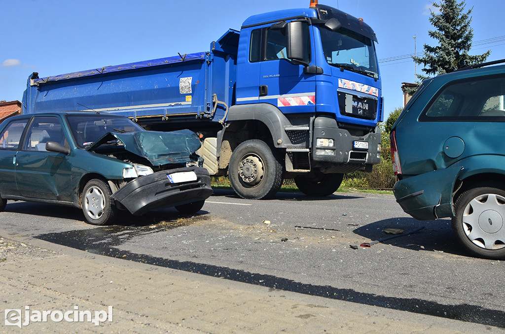 Wypadek na krajowej 