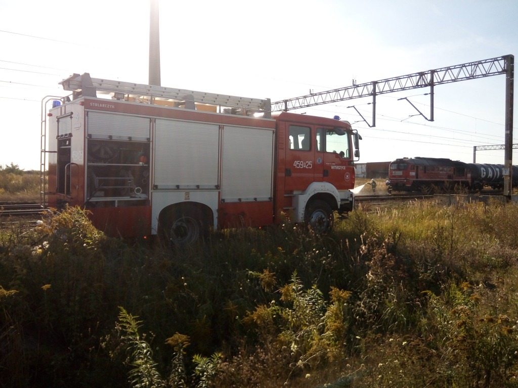 Dwa pożary torowiska w Witaszycach