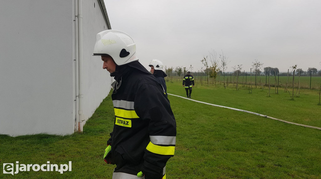 Akcja strażaków na terenie ZGO-WCR