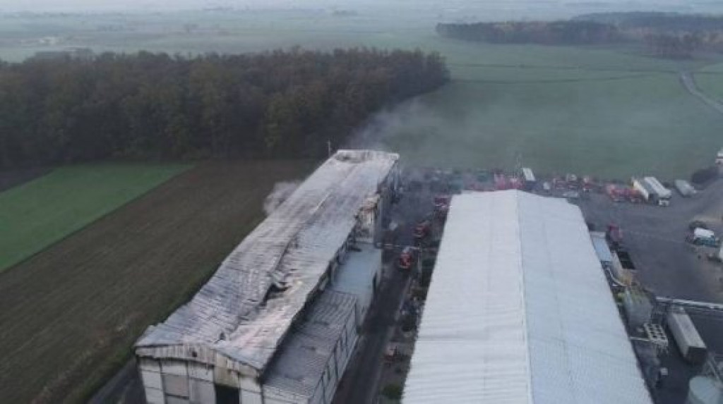 Jarociniacy gasili pożar pod Koźminem