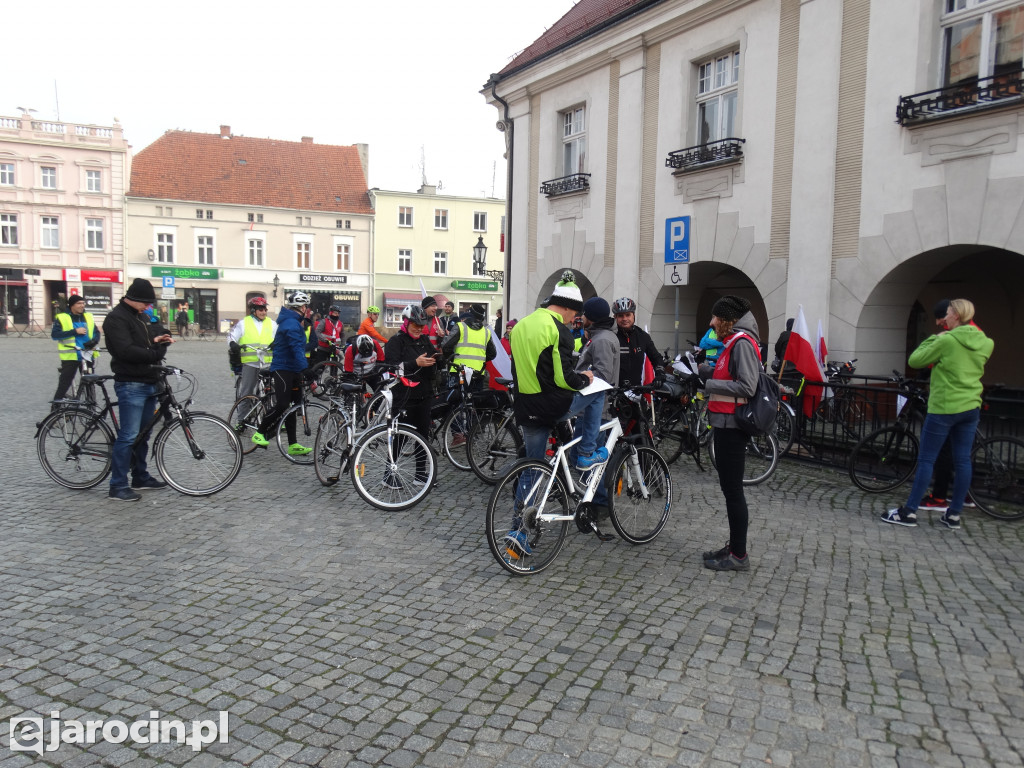 Sztafetowy rajd rowerowy dla Niepodległej