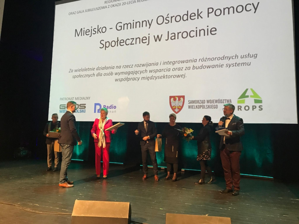 Jarociński M-GOPS doceniony w województwie