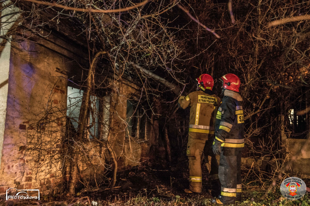 Groźny pożar w mikołajkowy wieczór - Koźmin Wlkp.