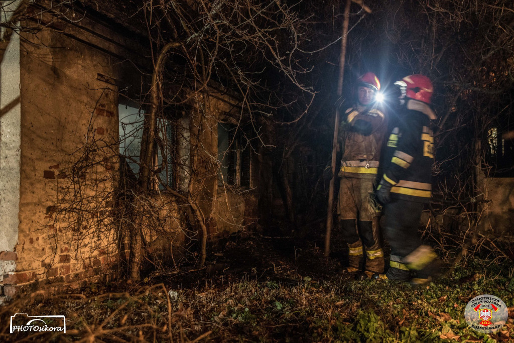 Groźny pożar w mikołajkowy wieczór - Koźmin Wlkp.