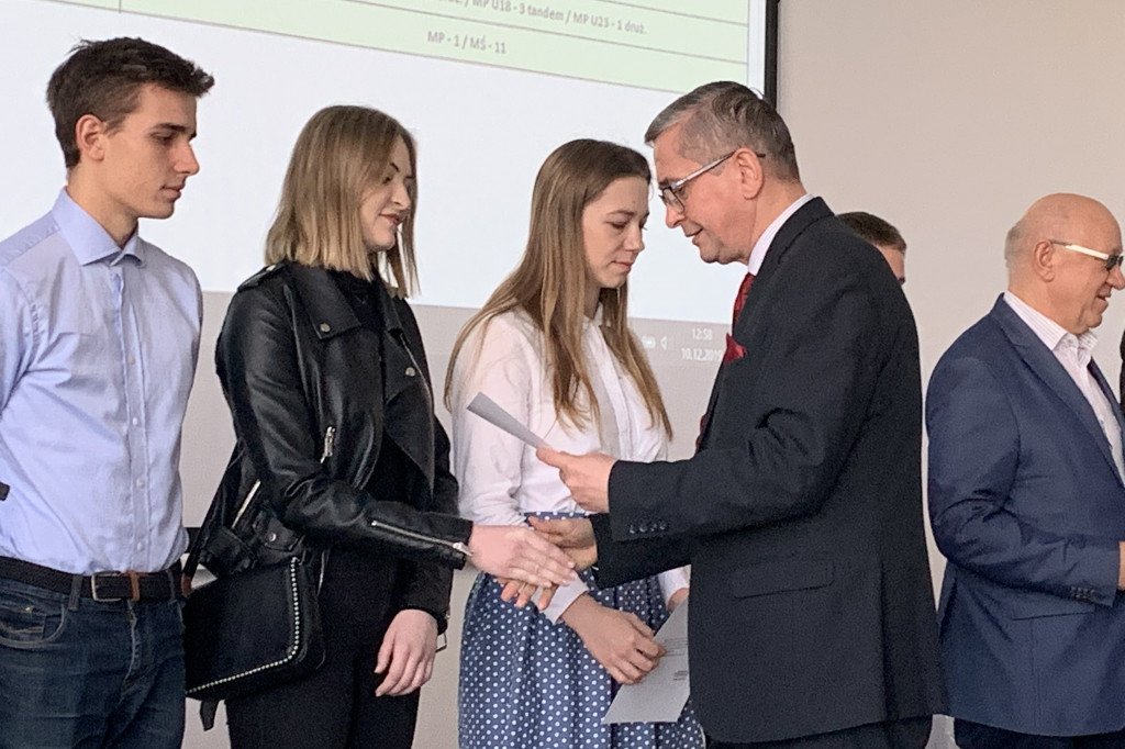 Zawodniczka MUKS Białe Tygrysy ze stypendium