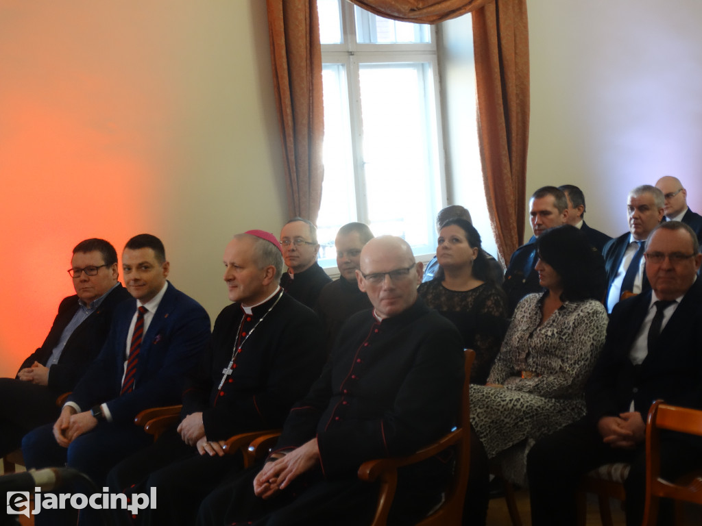 Spotkanie opłatkowe z biskupem w Jarocinie