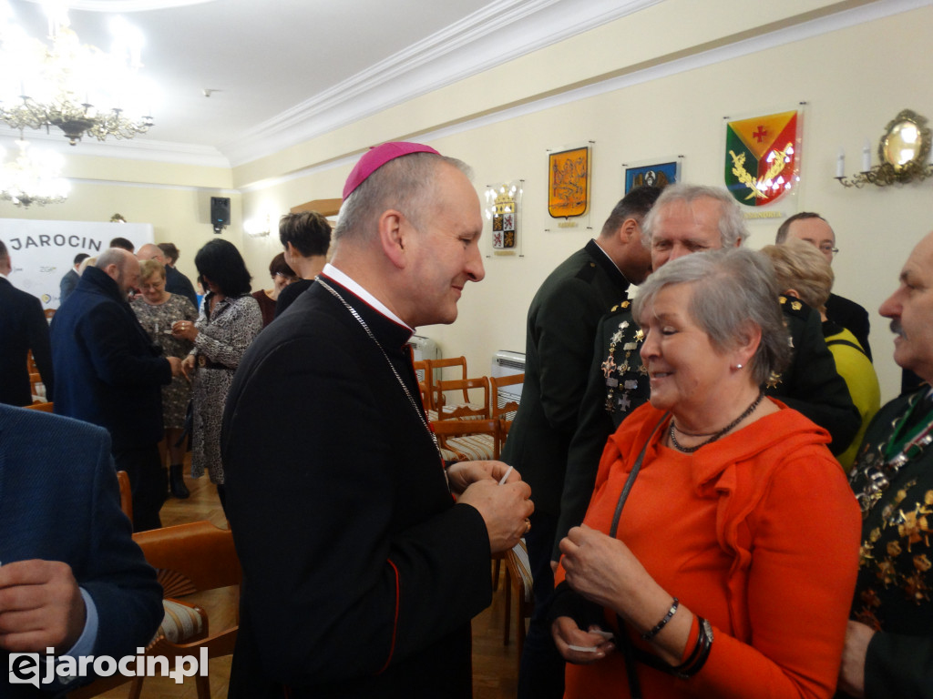 Spotkanie opłatkowe z biskupem w Jarocinie