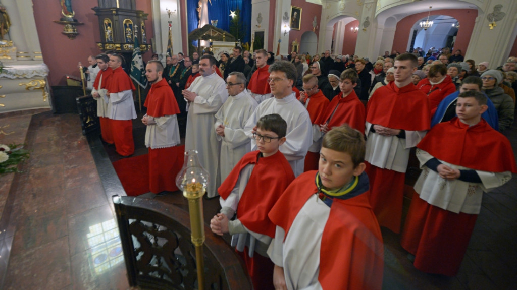 Spotkanie opłatkowe z biskupem w Jarocinie